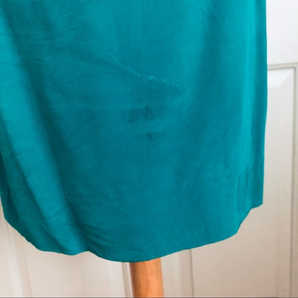 Vintage Ellen Tracy Silk Pencil Cut Lined Skirt Size 8 - Picture 2 of 12